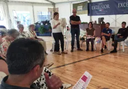 Il saluto del sindaco Ezio Donadio e della assessora Lucia Rosso